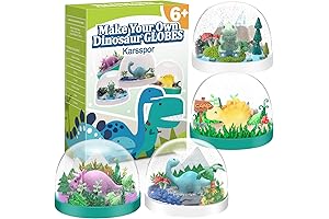 DIY Dinosaur Snow Globe Kit for Kids Ages 4-12