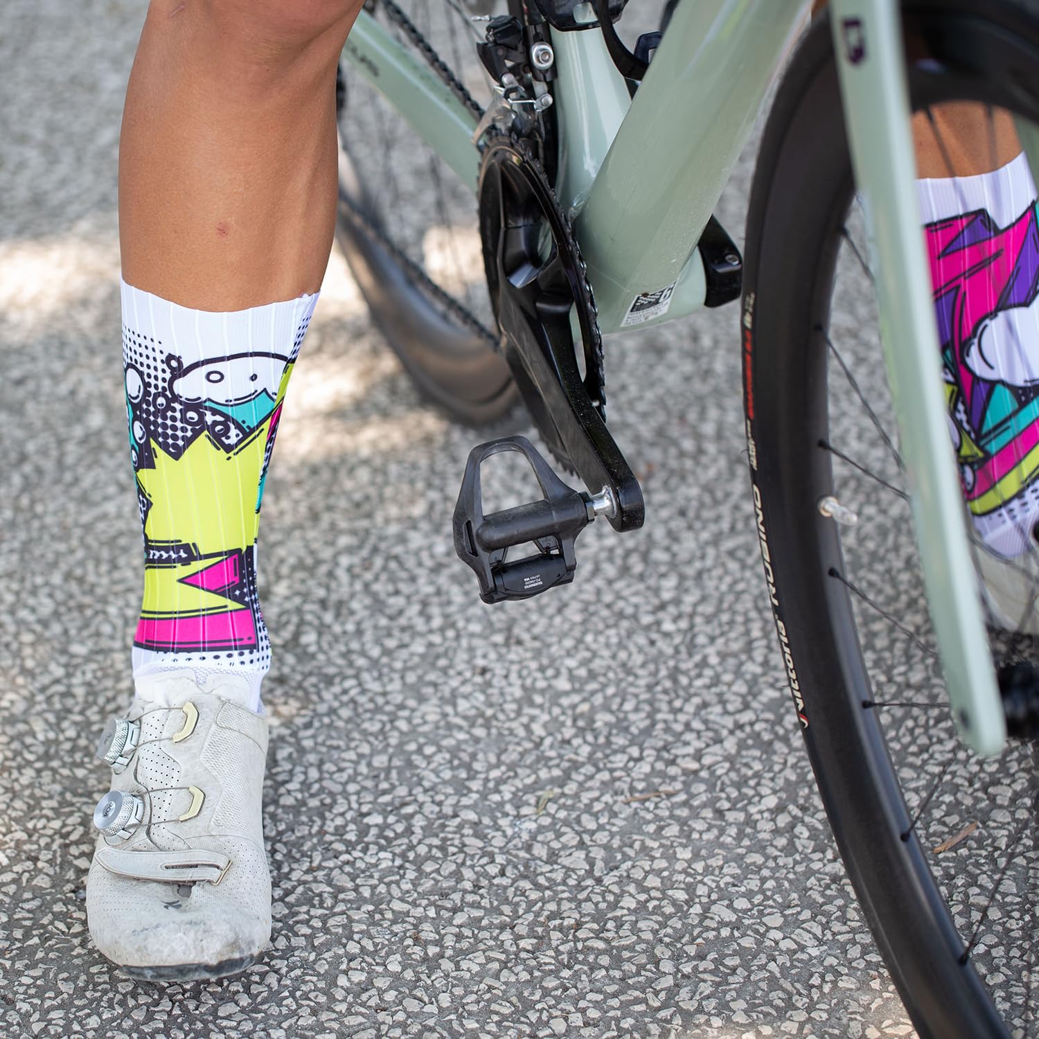Chaussette Crono 8 technique aérodynamique de cyclisme 1 paire