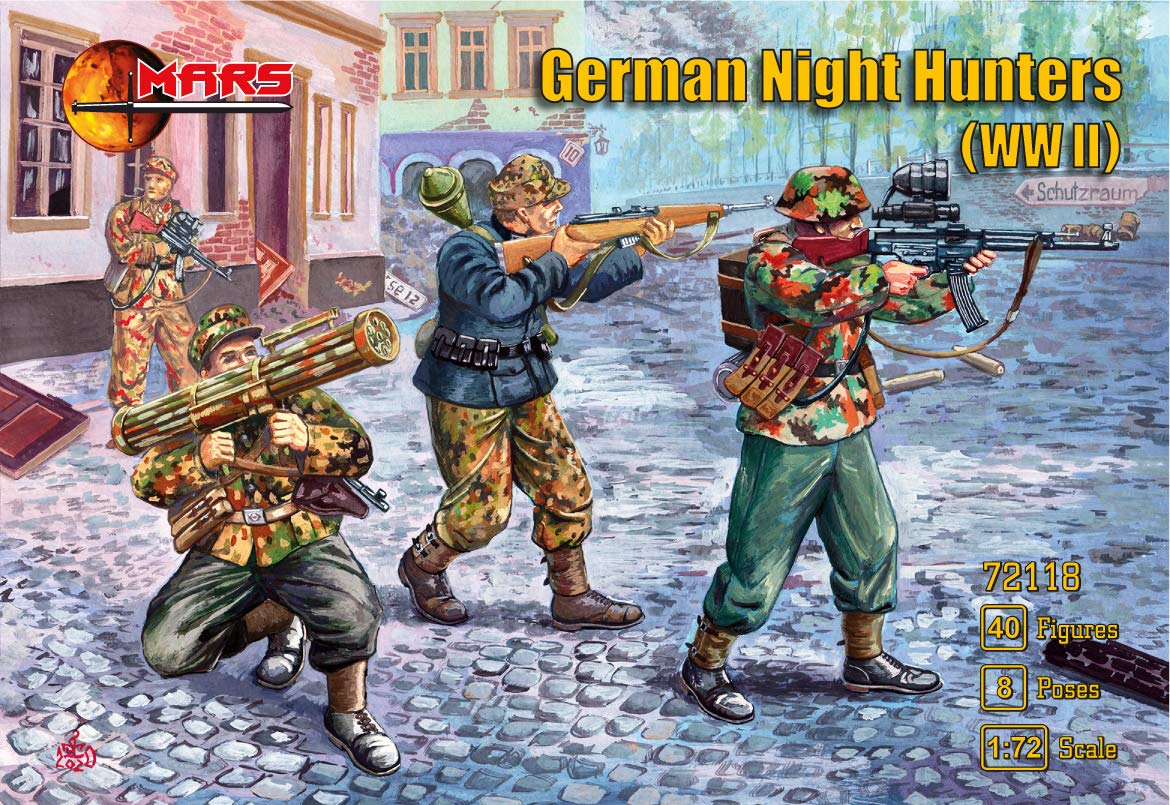 Amazon.com: MF 1/72 German Night Hunters WW II 40 Figure Kit