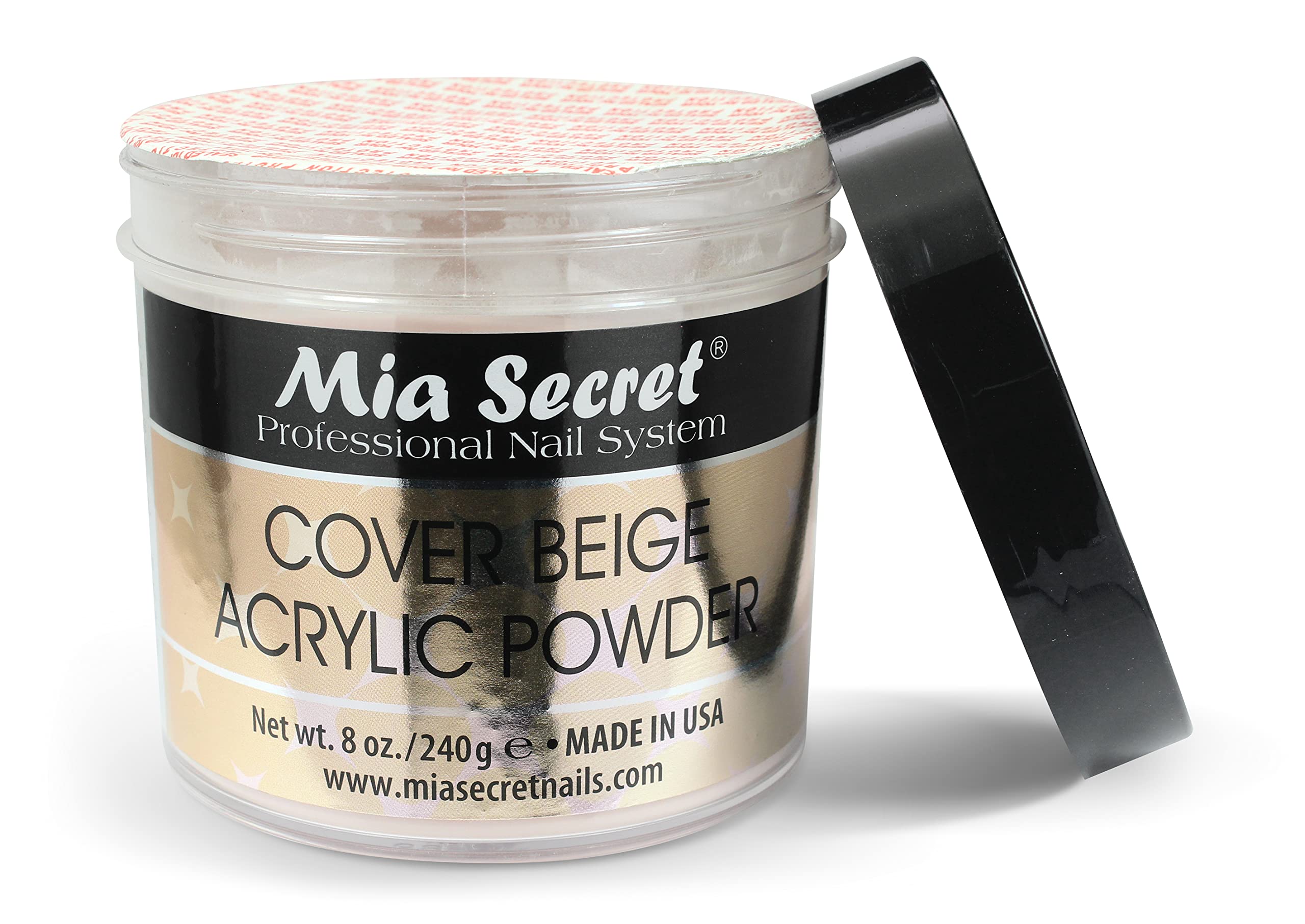 Mia Secret Cover Golden Acrylic Nail Powder – 2 Oz – USA Made – Professional Nail Bed Cover - View #3