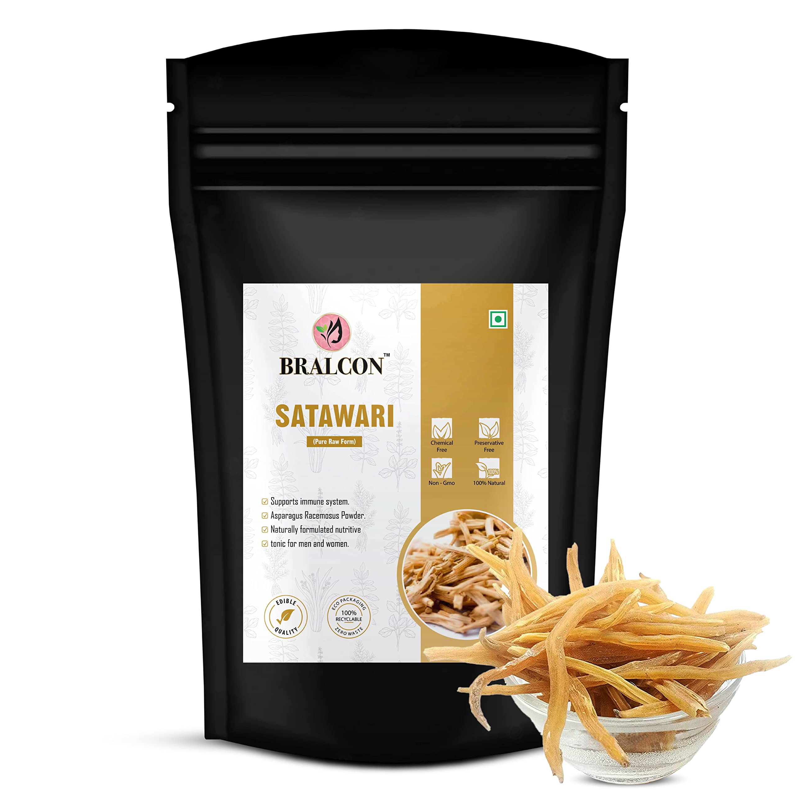 BRALCON Raw Shatavari-100g |Shatavar Root Whole |Asparagus Racemosus |Indian Asparagus |Women Health -(Natural, food grade) (B0BDX8ZQP6) Amazon Price History, Amazon Price Tracker