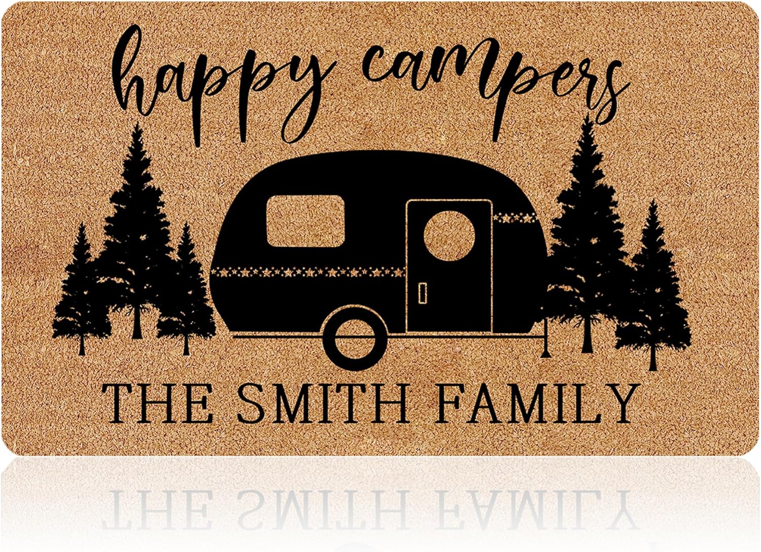 Personalized Outdoor Rv Doormats for Camping with NAM, Personalized Rv Outdoor Door Mat, Custom Outdoor Door Mat for Camping Lovers, Personalized Camping Door Mat for Camper