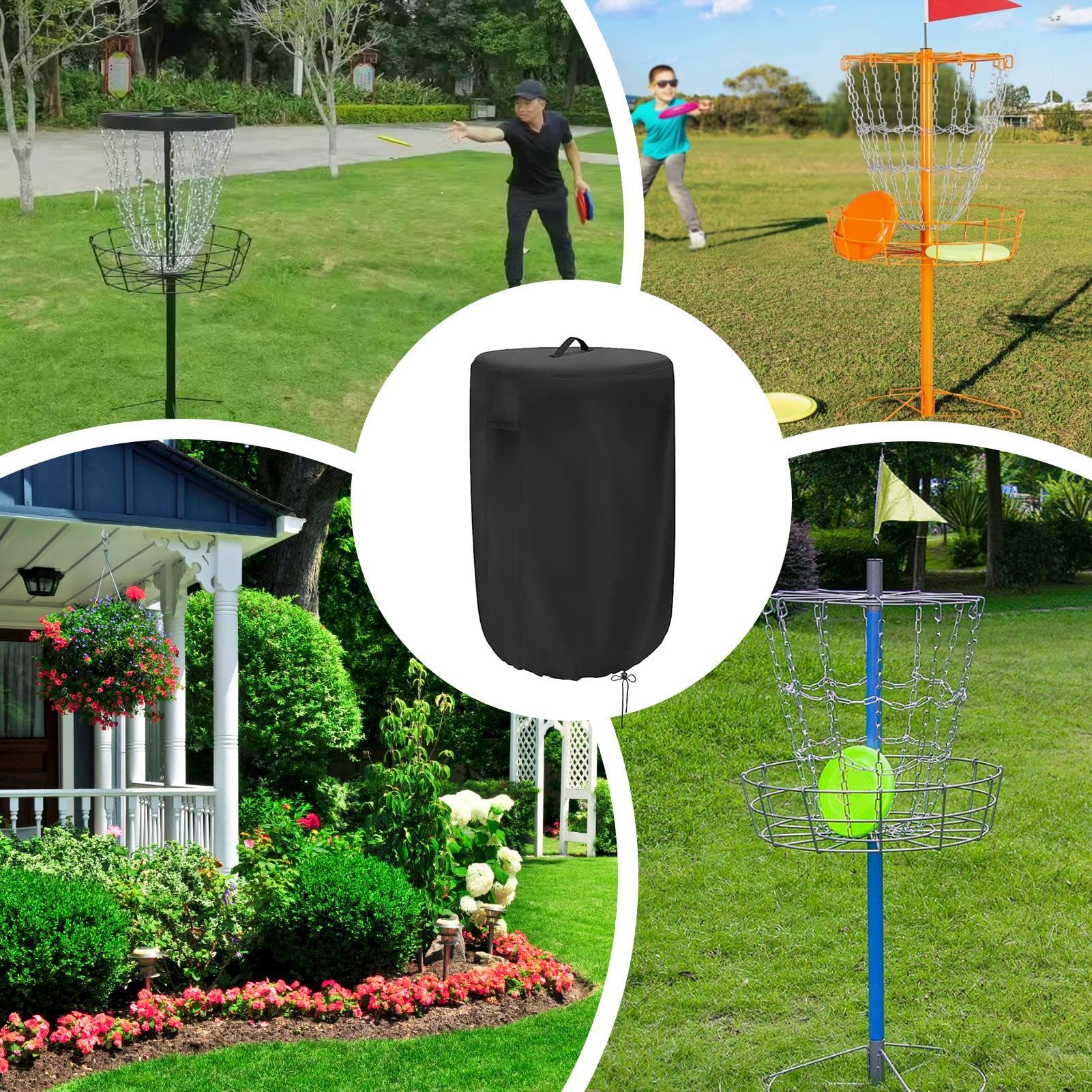 Golf Basket Rain Cover, Disc Golf Target Cover, Rain Protection for Golf Basket, Sun Protection Cover, Chain Disk Golf Cover, Outdoor Golf Training Equipment, Indoor Golf Basket Cover