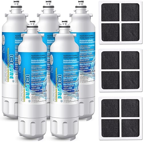 ICEPURE Filtro de agua de repuesto para refrigerador ADQ73613401 para LG LT800P, Kenmore 9490, 46-9490, ADQ73613403, ADQ73613402, LSXS26326S,