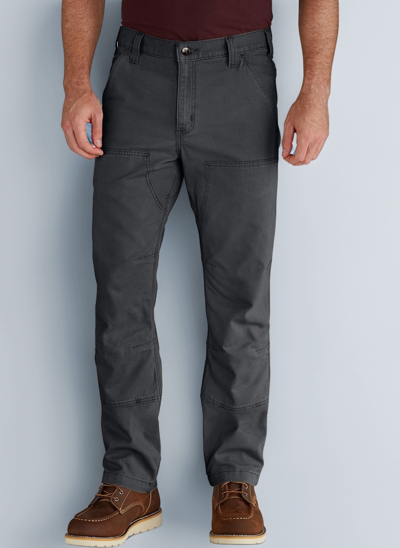Carhartt Rugged Flex Herren-Utility-Jeans mit doppelter Vorderseite, entspannte Passform