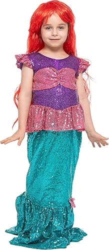Miniatura 3 de Spooktacular Creations Disfraz de sirena de lentejuelas para niños Halloween