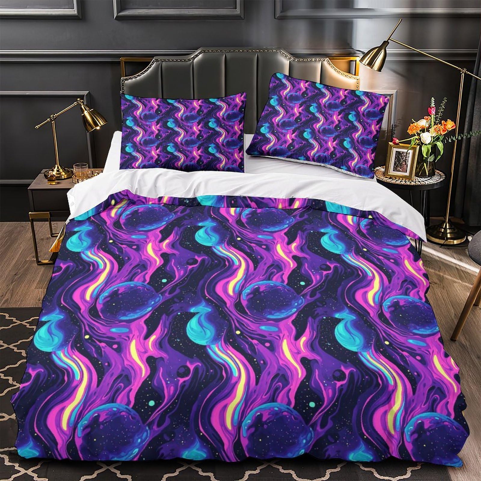 Parure de lit vagues océaniques 3D pour transformer votre chambre en oasis