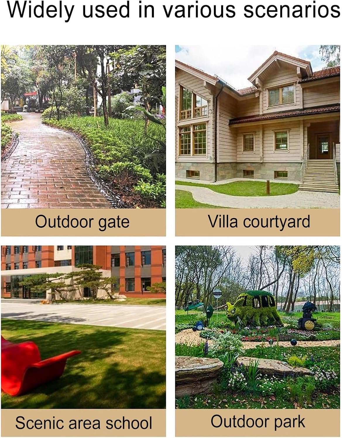 Freestanding Vertical Square Garden Water Column Fountain, Decorative Hydrant Water Dispenser for Outdoor Irrigation & Car Wash, Antifreeze Faucet (69 * 16.5 * 16.5cm)