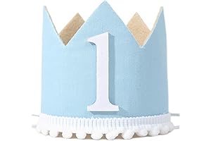 WAOUH Baby Birthday Party Decor - 1st Birthday Hat for Boys & Girls