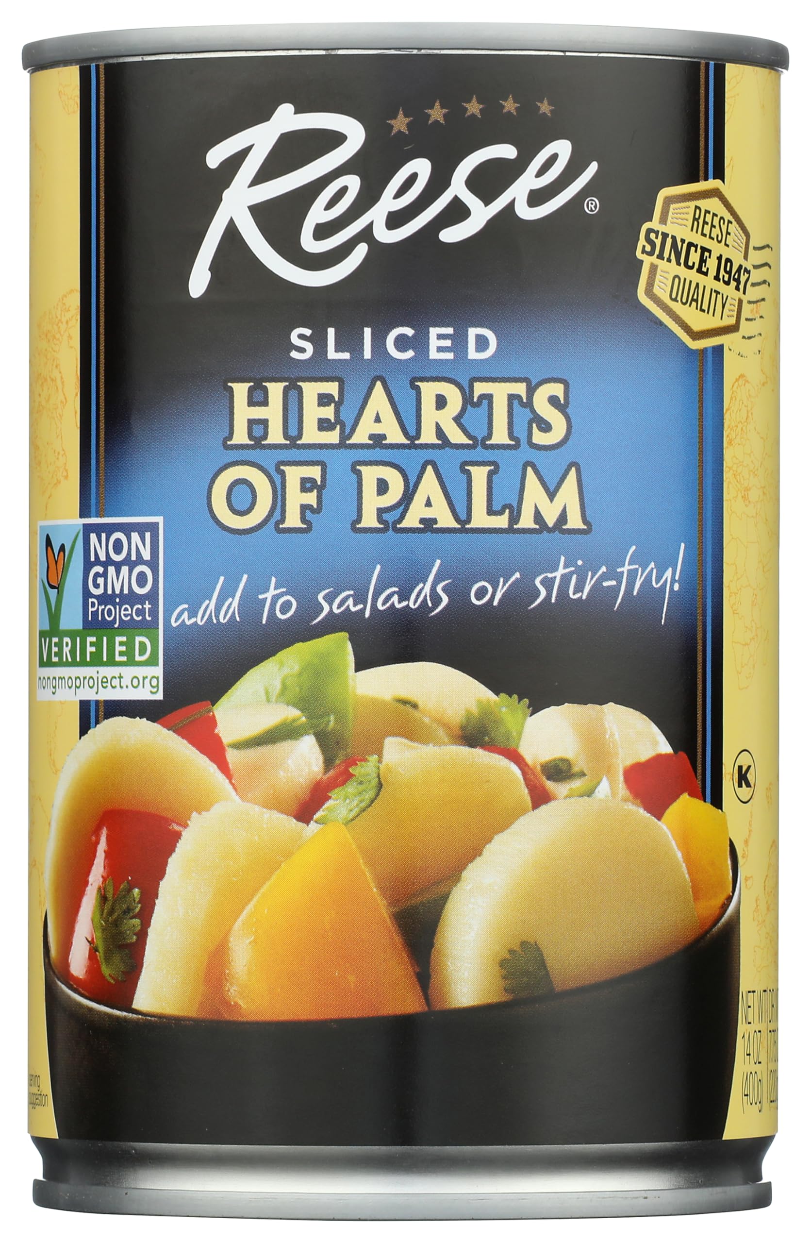 Reese Sliced Hearts of Palm 14oz (Pack of 6)