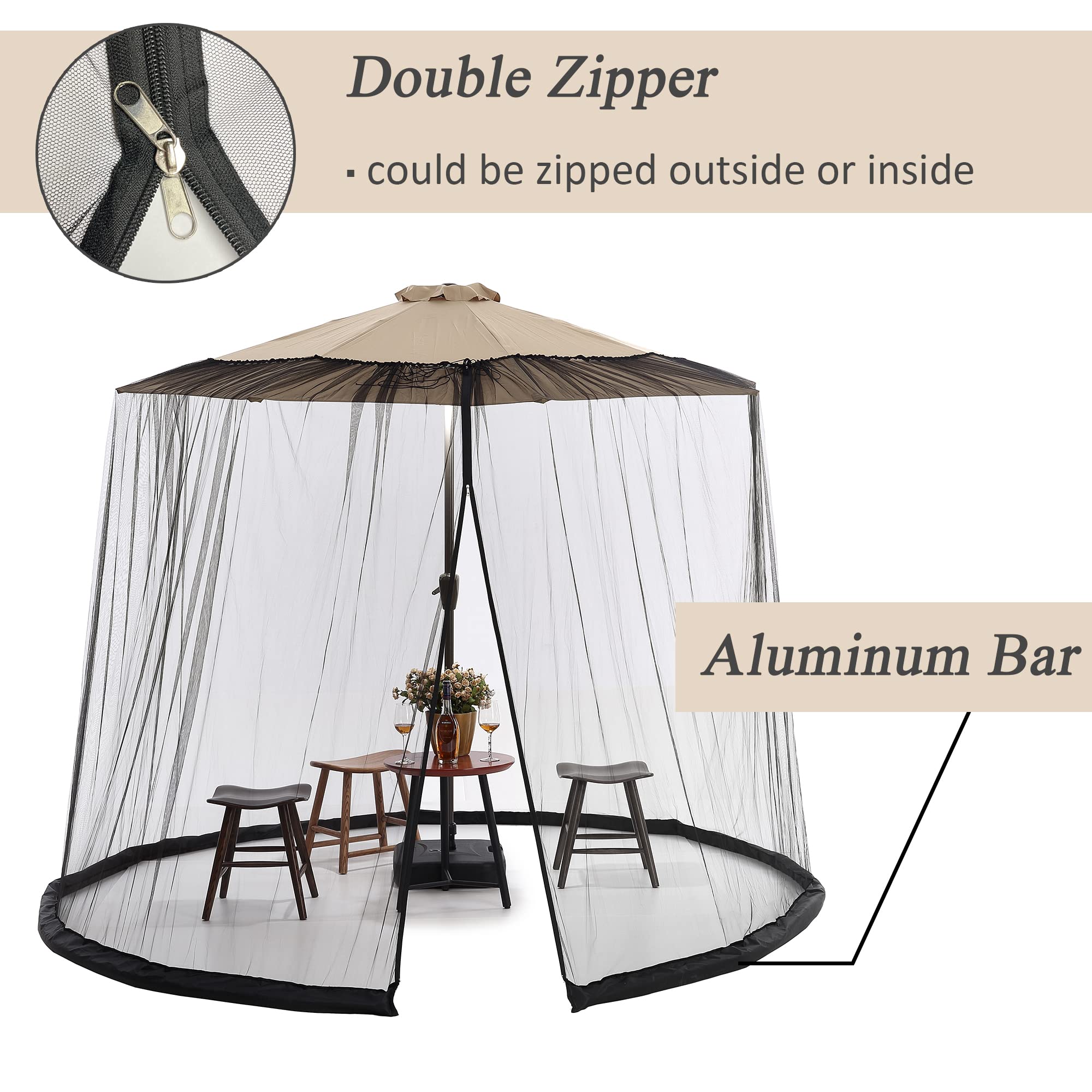 Buy Sparkle Race Patio Umbrella Mosquito Net, Patio Mosquito Netting