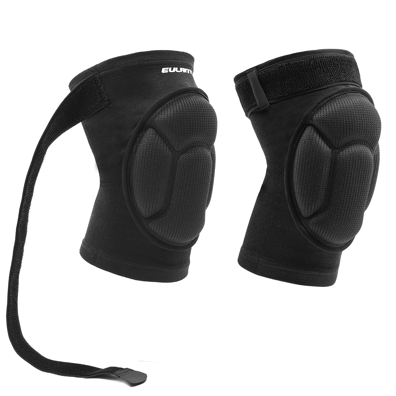 EULANT Volleyball Knee Pads with Anti-slip Elastic Band, Thick Sponge Work Knee Pad