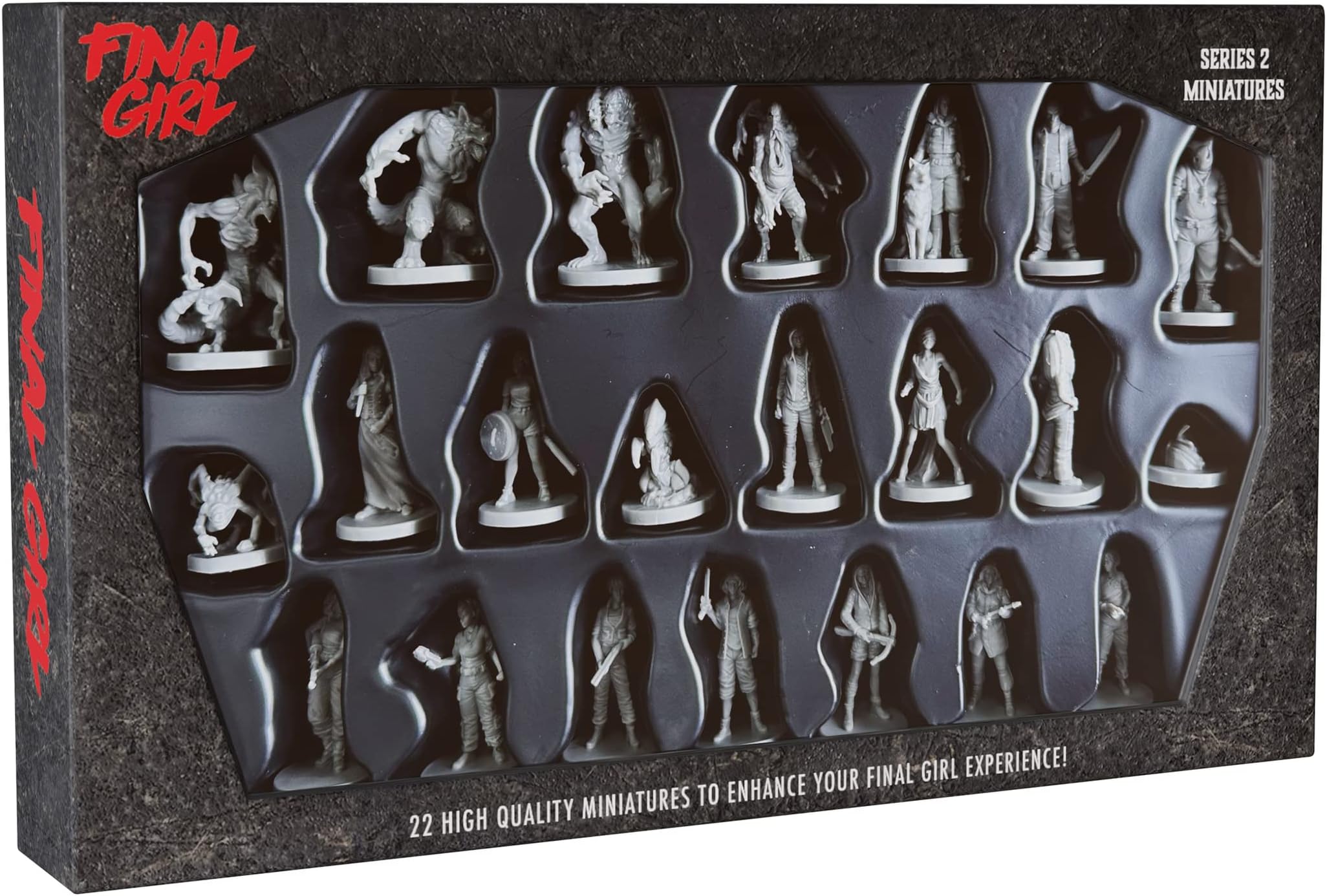 Final Girl: Wave 2: Miniatures Box โ Accessory to the Board Game by Van Ryder Games โ Core Box and One Feature Film Box is Required to Play - 1 Player โ Teens and Adults Ages 14+