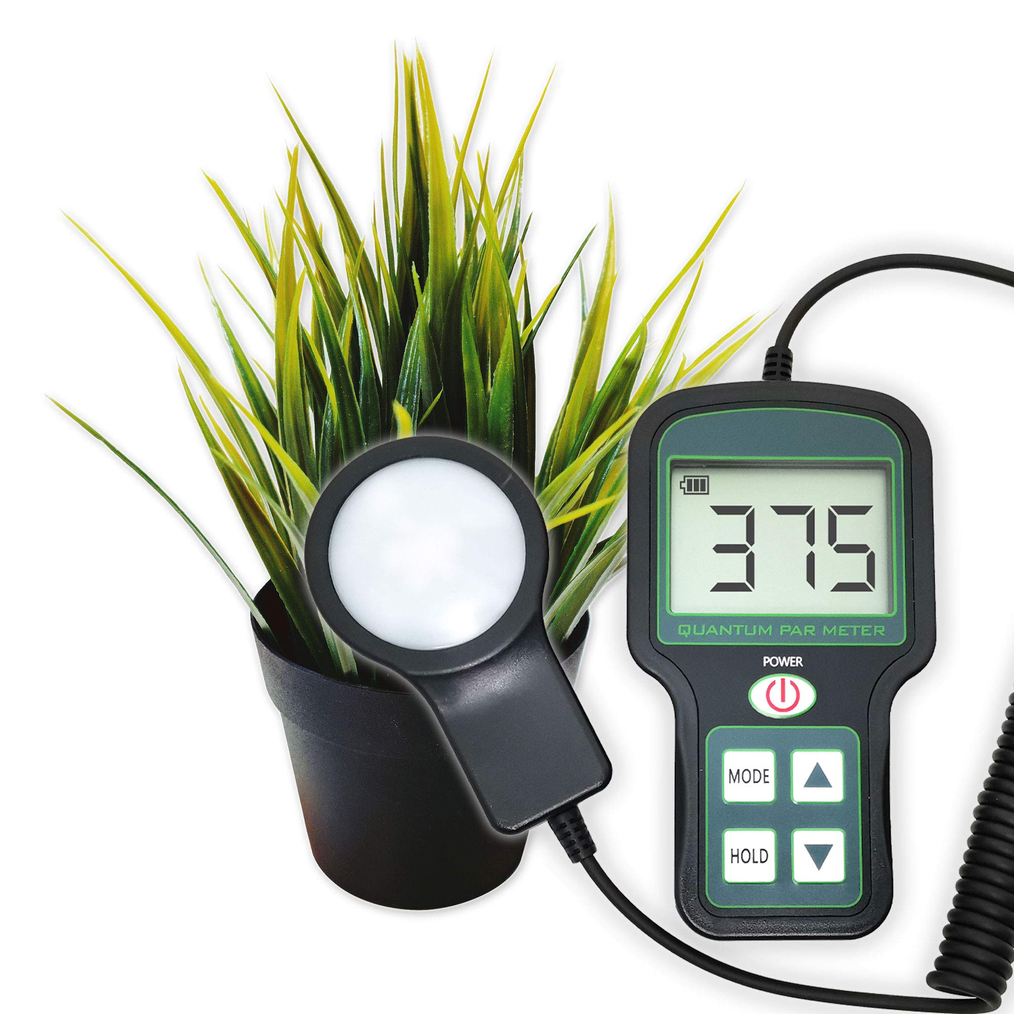 Quantum Par Meter - High Precision, 2 Years Warranty & Long Standby, Grow Light Meter, Indoor Plants Meter, Good for Growing droseras and All Indoor Plants and LED Light Output.