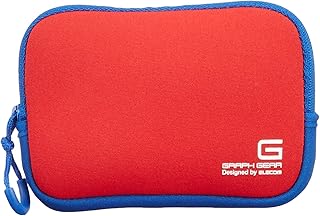 エレコム デジタルカメラケース ソフトケース ネオプレン Sサイズ [ 参考収容寸法:100.5×27×61mm ] レッド DGB-065RD