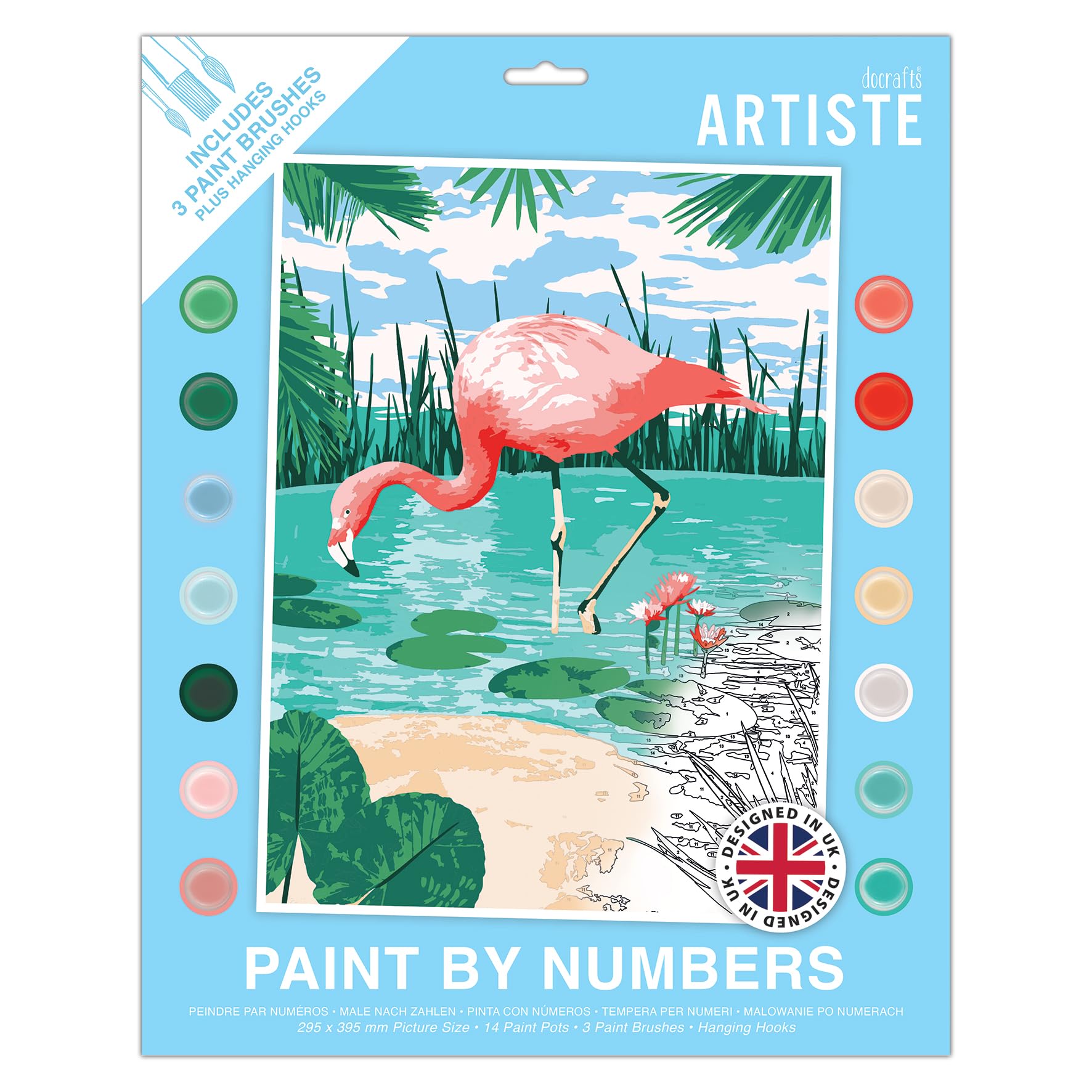 Paint By Numbers Artiste -Tropical Flamingo