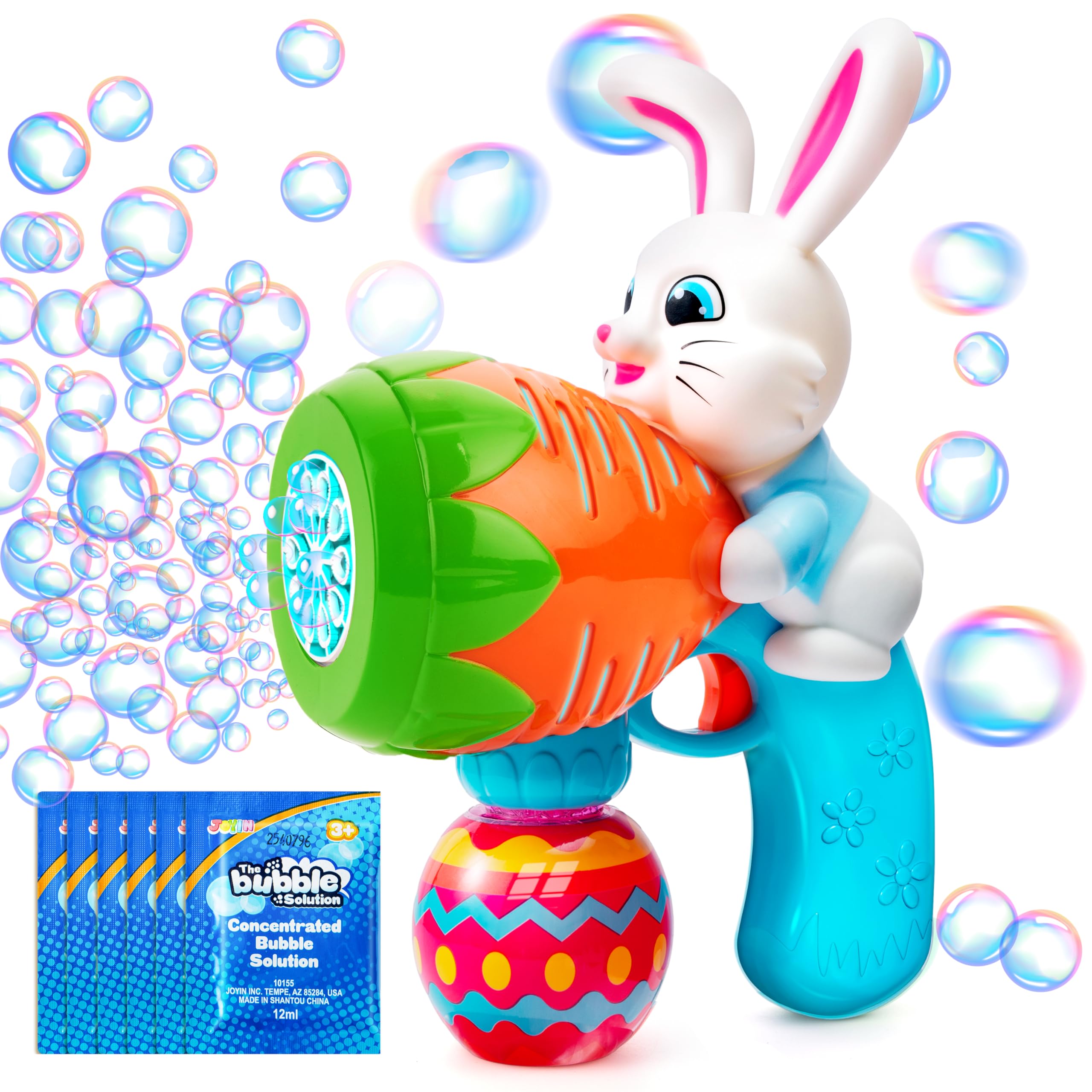 Amazon.com: Sloosh Light Up Easter Bubble Gun for Toddler