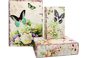 Ashland Decorative Boxes: Embark on a Literary Adventure with World Map Pattern