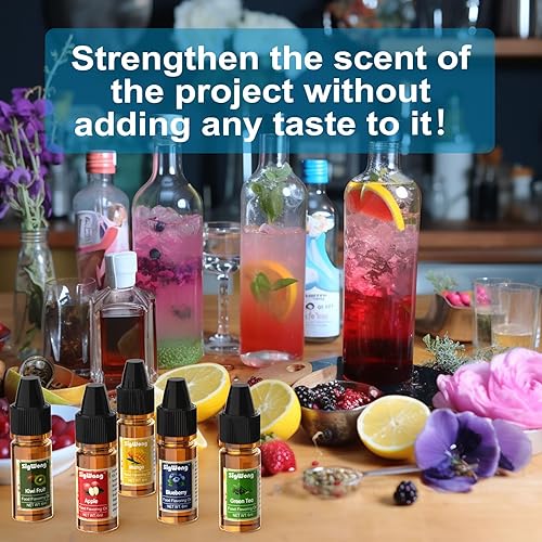 Miniatura 4 de Aceite saborizante para alimentos, 14 sabores de aceite saborizante líquido natural puro, sabores concentrados de caramelo para hornear y cocinar,