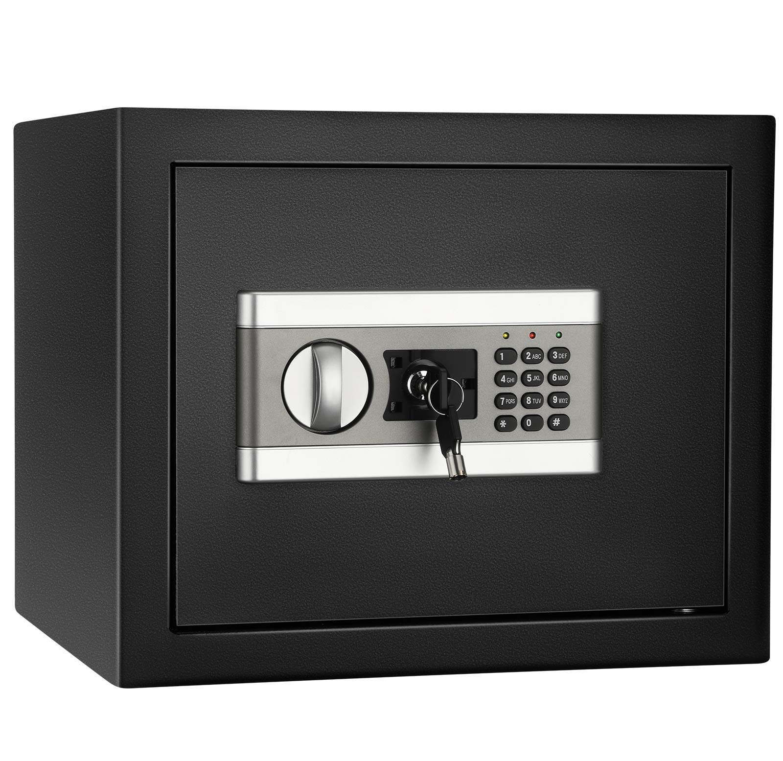 Caja Fuerte de Alta Seguridad Caja de Seguridad con Teclado Digital, Cerradura de Llave for Dinero en Efectivo, joyería, gabinete Seguro Impermeable a Prueba de Fuego Caja Fuerte de Seguridad