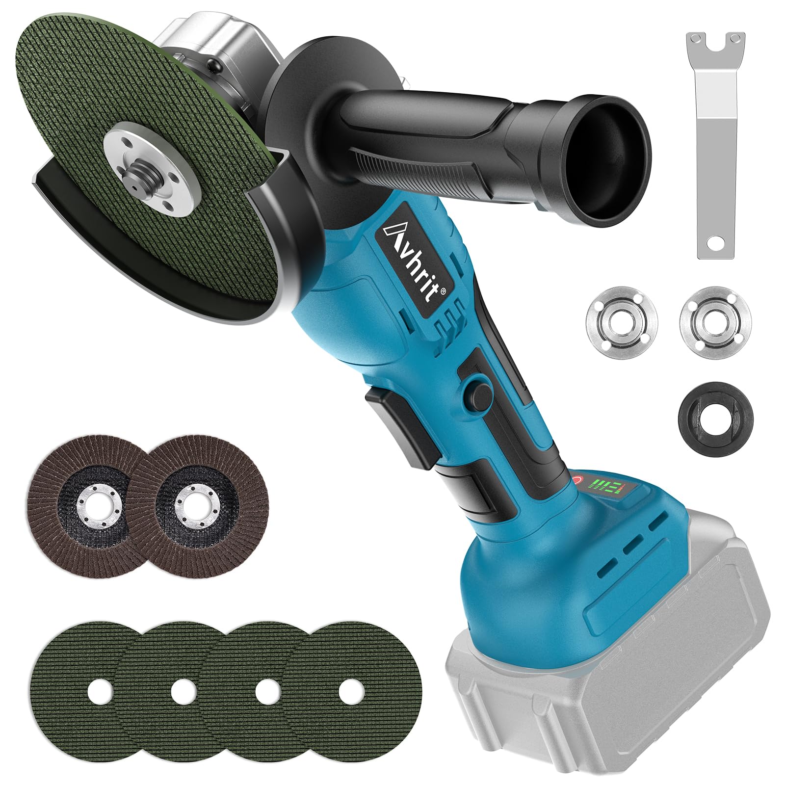 Amazon | Avhrit 充電式ディスクグラインダー 18V 100mm ブラシレス