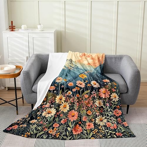 Miniatura 25 de Erosebridal Japanese Great Waves Flannel Blanket Queen Inch Asian Sea Wave Fleece Blanket Nautical Black Gold Clouds Fuzzy Plush Throw Vintage Retro