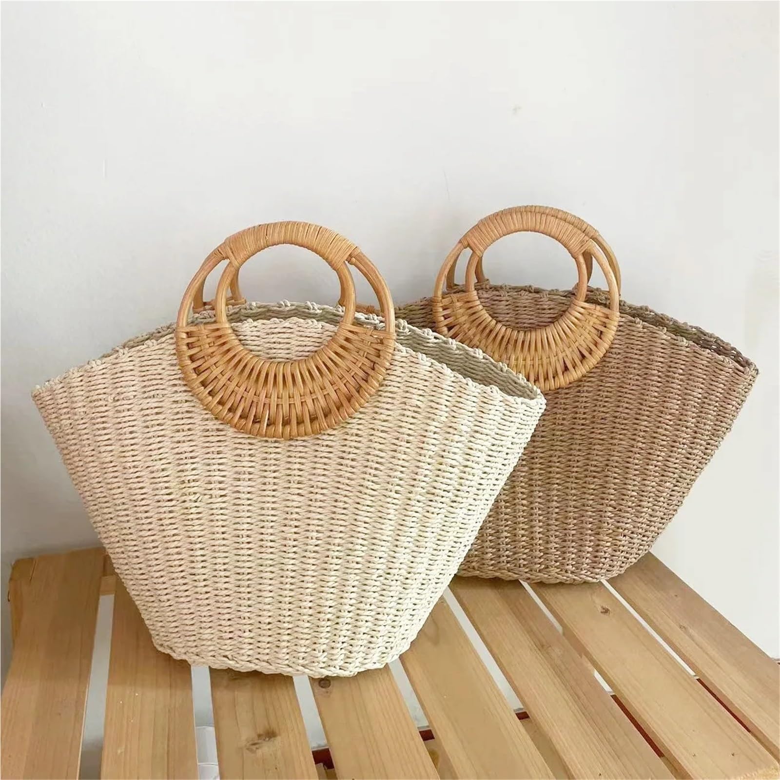 Bolso playa mujer Bolso de mujer paja tejida