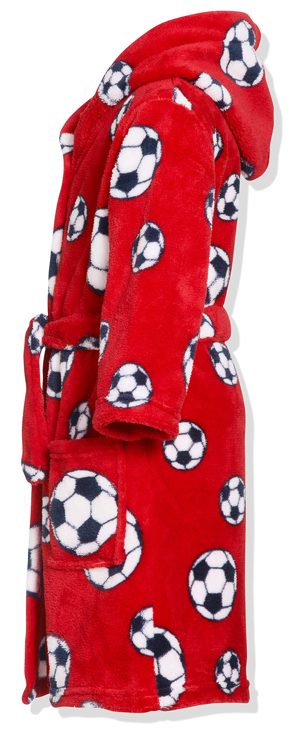 Playshoes Dziewczęcy miękki szlafrok z polaru, szlafrok truskawkowy, szlafrok polarowy (1 szt.)