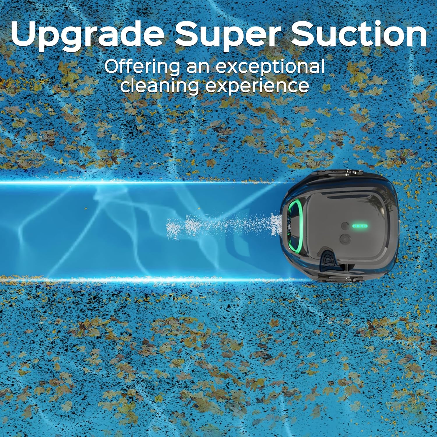 Experience Effortless Pool Cleaning with the 2025 Upgraded WYBOT A1 Robotic Vacuum!
