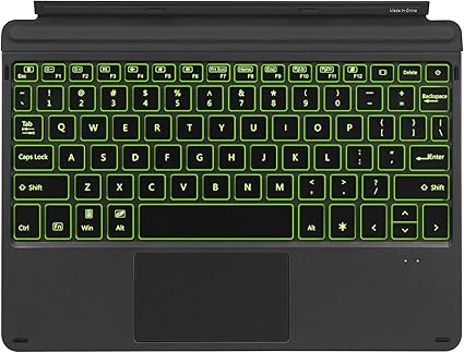 Amazon 7色 バックライト付き Surface Go キーボード タッチパッド搭載 Bluetooth マイクロソフト タブレット サーフェイスgo ワイヤレス スマートキーボード Surface Go 黒 Kmxdd パソコン用キーボード 通販 Amazon 7色 バックライト付き Surface Go キーボード タッチパッド搭載 Bluetooth マイクロソフト タブレット サーフェイスgo ワイヤレス スマートキーボード Surface Go 黒 Kmxdd パソコン用キーボード 通販