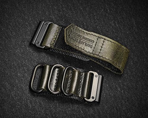 Miniatura 8 de Compatible With Garmin Watch Band, Leather Watch Band Sports Strap For FnixInstinctTactixVivoactiveApproachMARQQuatixD2ForerunnerEnduro,202226MM