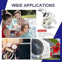 Vista 5 de Dreyoo Paquete de 1 fusible de corte térmico de 152°C (305.6°F) compatible con Raypak 005899F Zodiac R0012200 Kit de reemplazo de interruptor