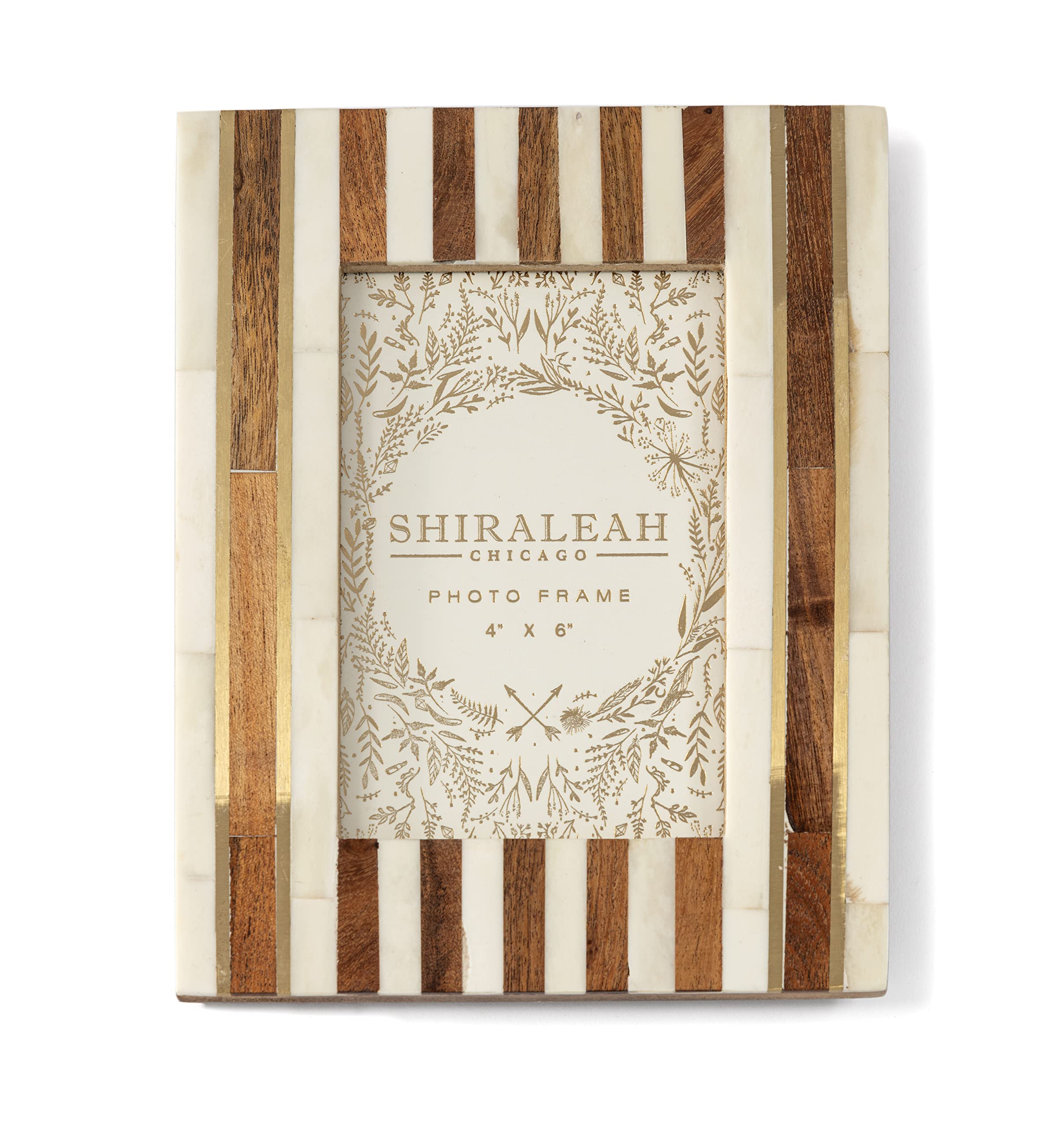 ShiraleahWomen's Ariston Inlaid 4x6 Picture Frame