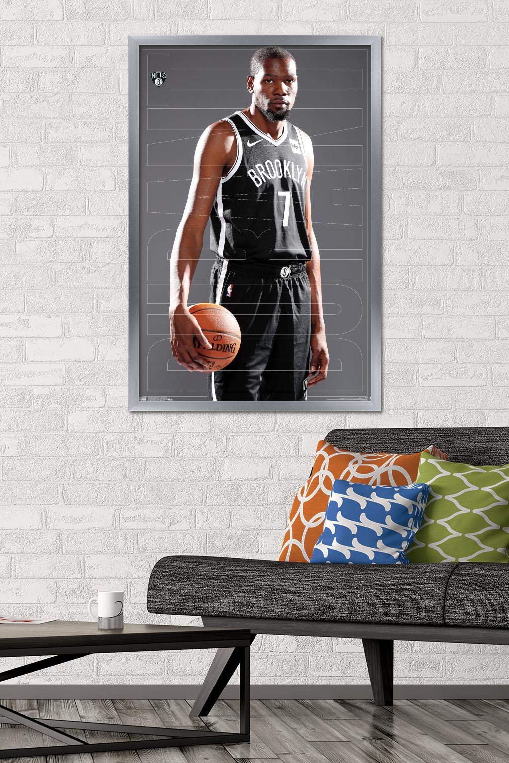 Amazon.co.jp: Trends International NBA ブルックリンネッツ ケビン
