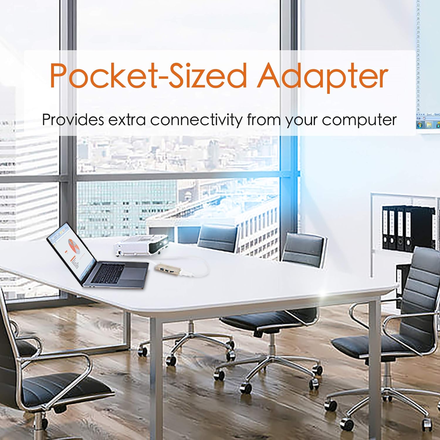 j5create USB C Hub Adapter Dongle USB 3.1 Type C Cable to 3-Port USB 3.0 & VGA Multi-Monitor Display | SuperSpeed Backwards Compatible with USB 2.0 for Apple MacBook, Windows Laptops, Tablets