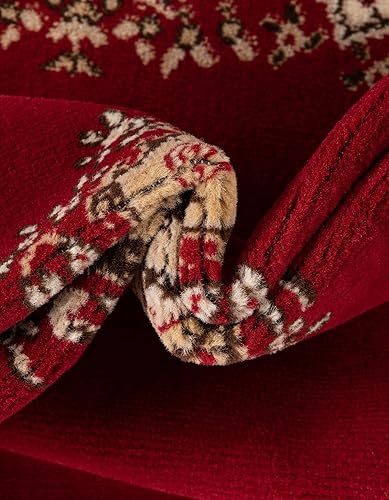 Vista 116 de Unique Loom Reza Collection- Alfombra, Polipropileno, Marrón Marrón/ marfil