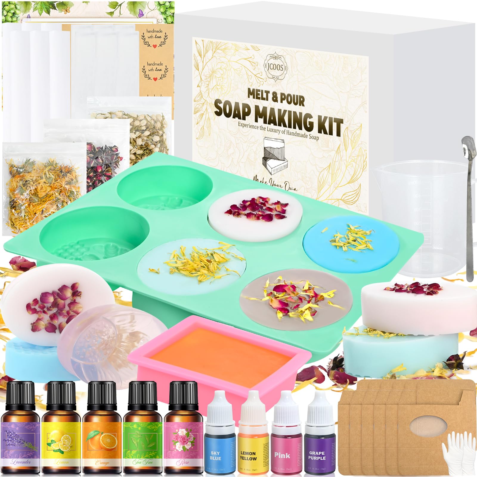 JUYRLE Kit per fare il sapone fai da te