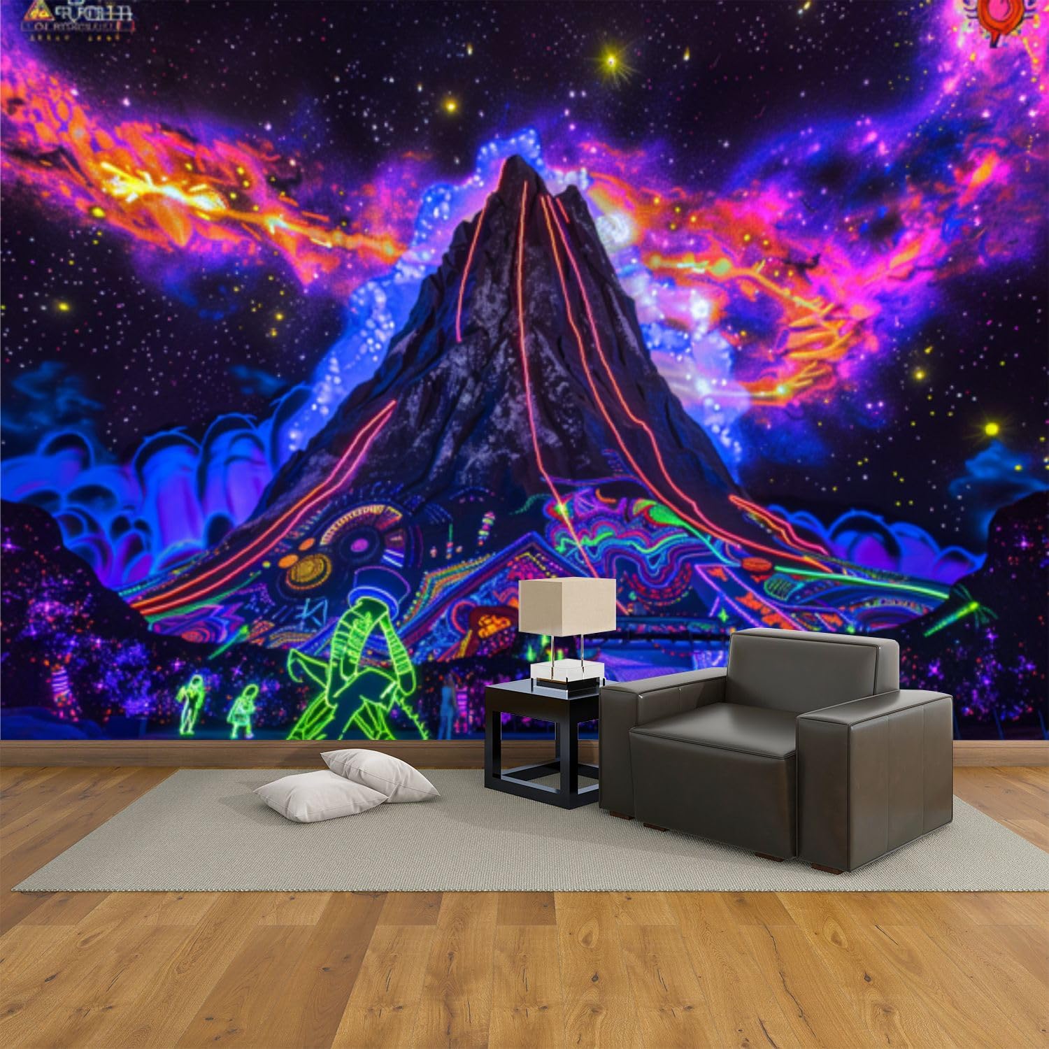 Amazon.com: WOOPKAJSFKJI Canvas Peel and Stick Wallpaper Cosmic