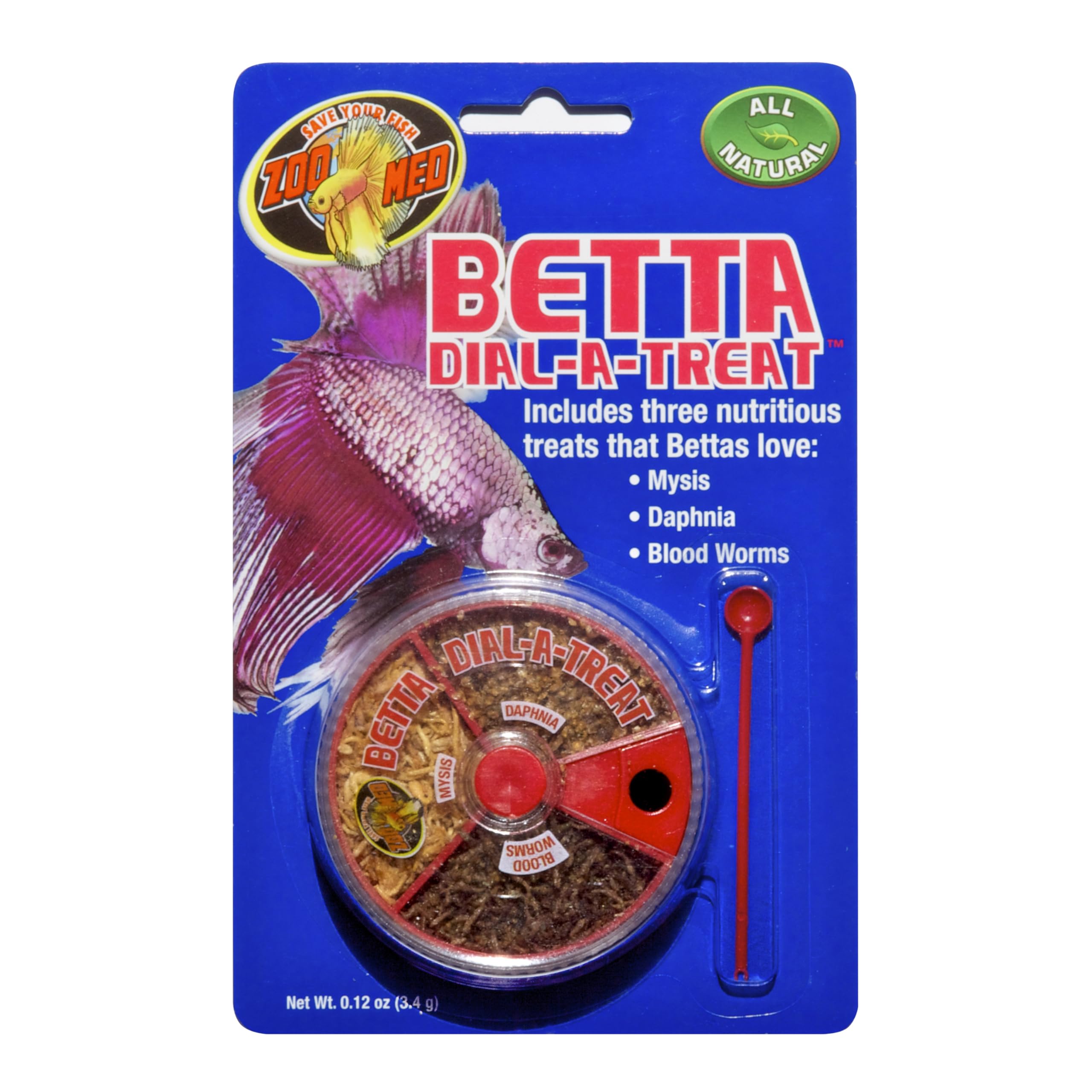 Zoo Med Betta Dial-A-Treat .12oz