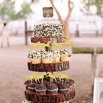 Amazon.co.jp: Rsstarxi カップケーキトッパー グリッター アニマル