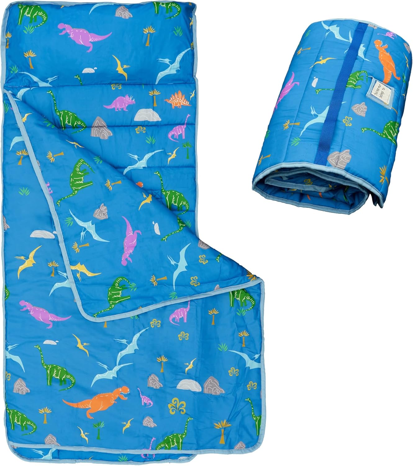 SUPERYO Toddler Nap Mat with Pillow and Blanket, Nap Mat