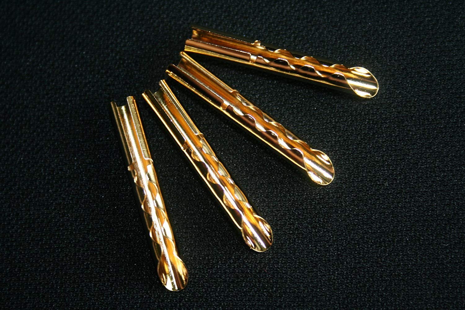 16 Stk. 4mm Bananenstecker Hohl Bananas Hollow Tip Beryllium Kupfer vergoldet ohne Lötfahne
