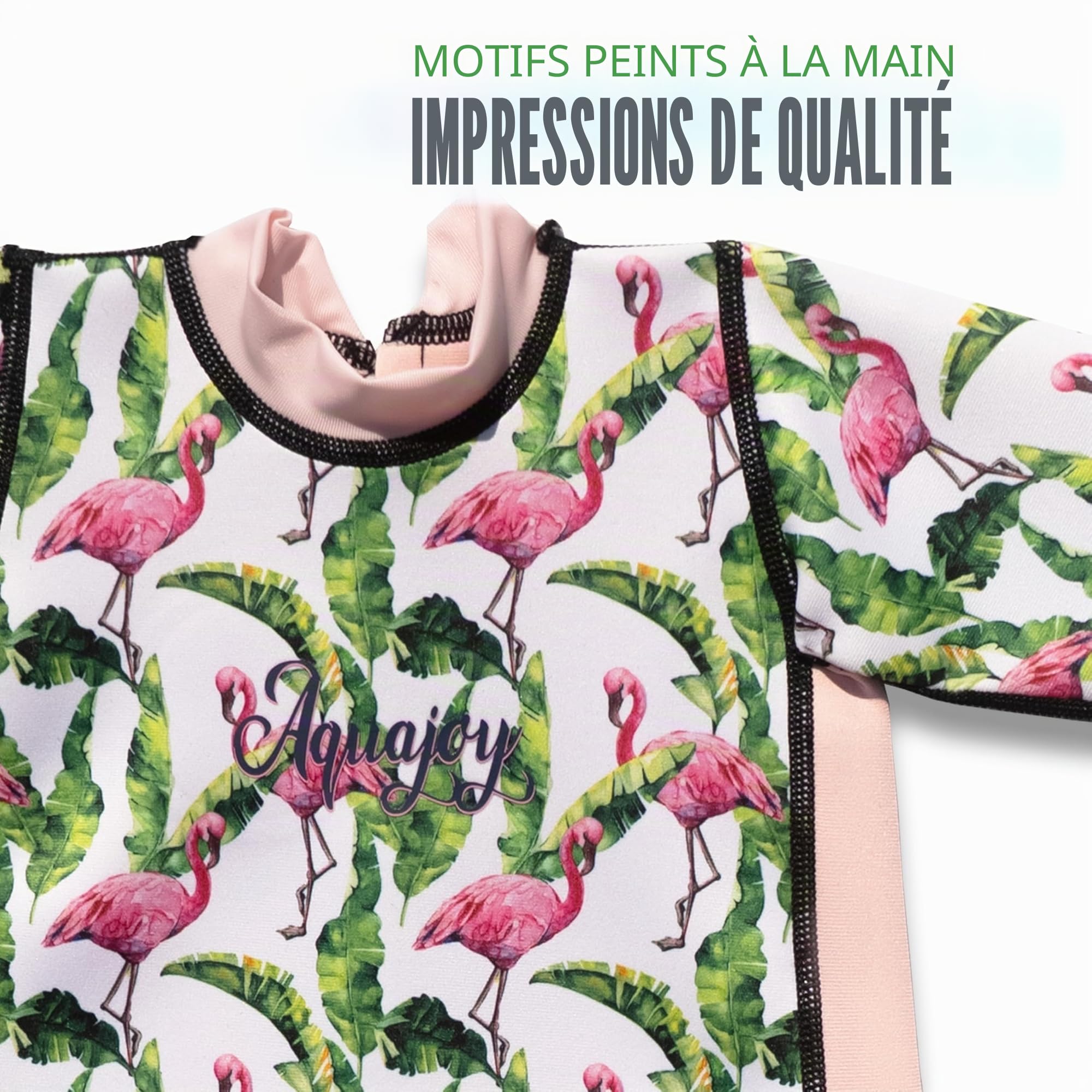 Warmsy Maillot de Bain Isolant pour Enfants | Ensemble Une-pièce Néoprène pour Bébés et Nouveau-nés| Design 2 en 1 | Combinaison de Bain Réversible