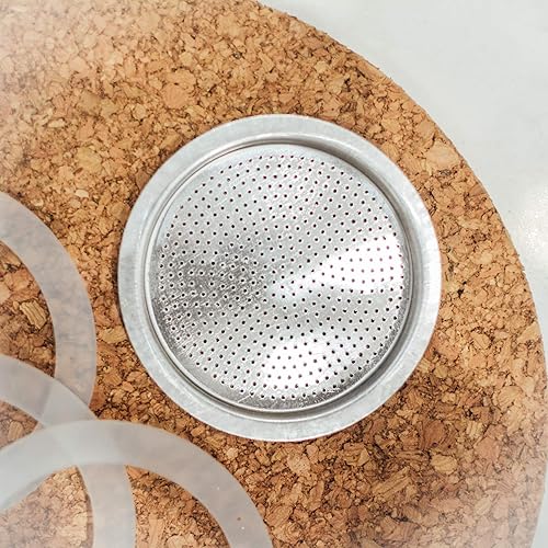 Vista 19 de GROSCHE Milano Moka - Olla cafetera de expreso para estufa, Cafetera Greca, Cafetera y máquina de expreso percoladora para estufa