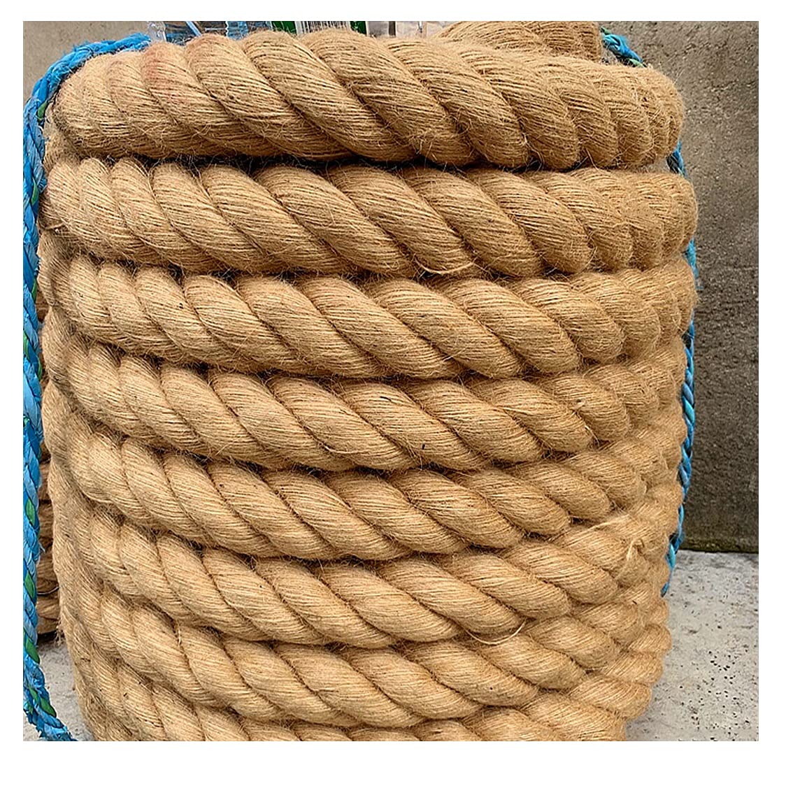 Spago di iuta naturale 100% naturale spago attorcigliato Corda di canapa per albero del gatto Torre Corda spessa Corda nautica per lavori fai da te Giardinaggio Amaca Decorazione della casa Regalo For