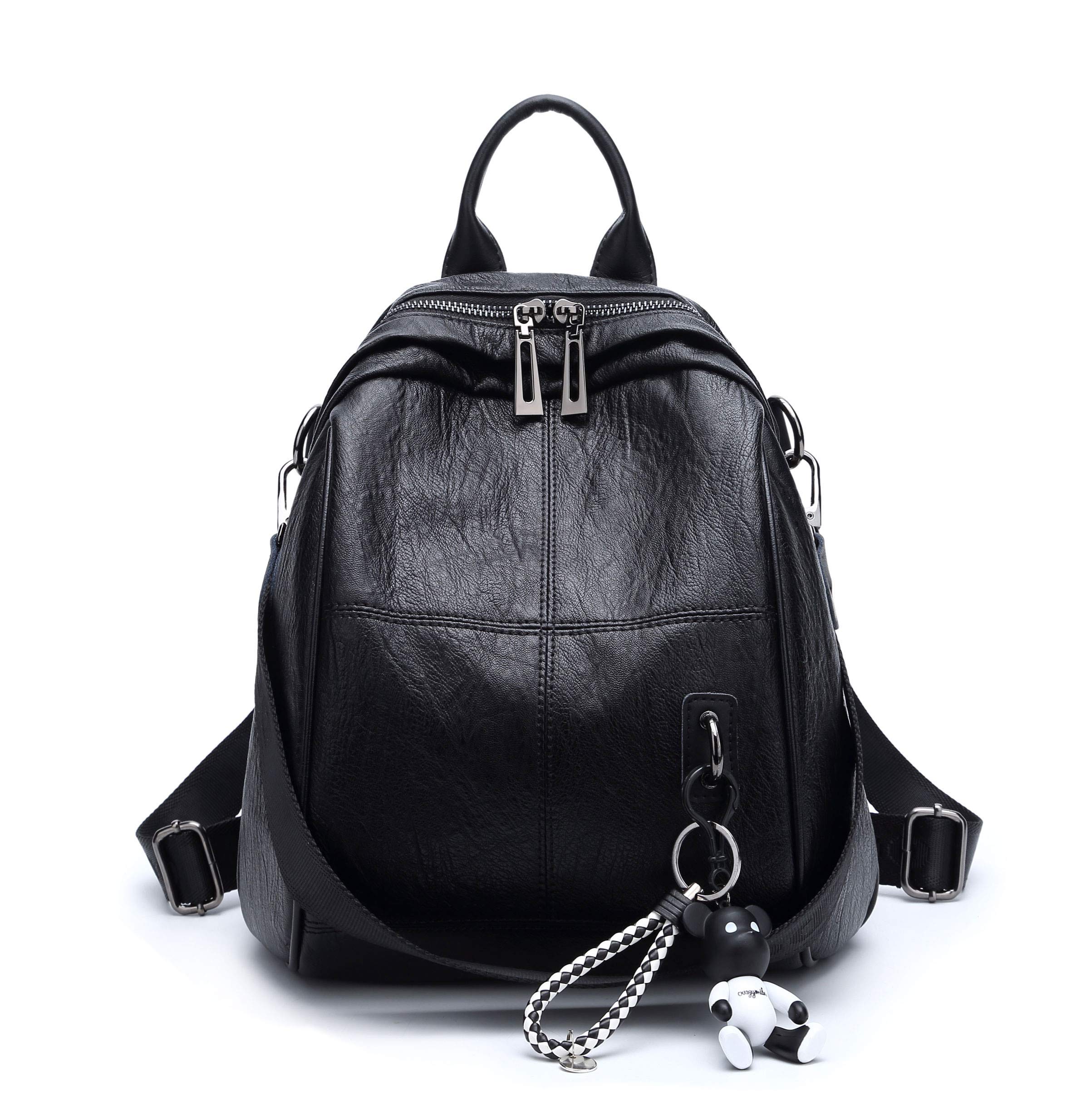 DEERWORD Donna Borse a Zaino Borsa a Zainetto Elegante Tracolla Zaini Firmate Marca Zainetti Antifurto PU pelle 3020 1 pz