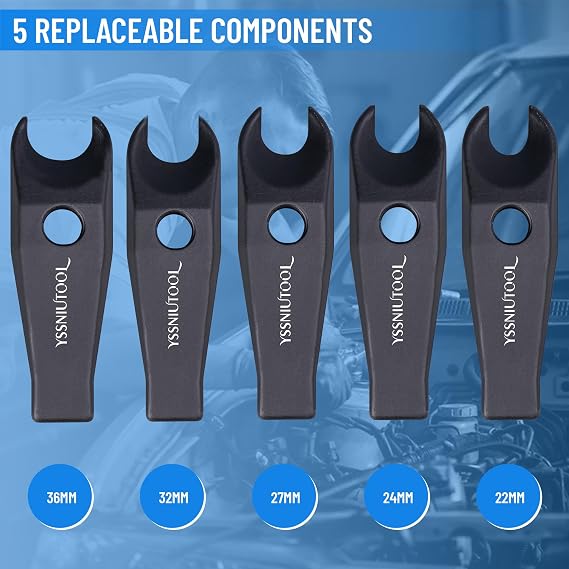 Ball Joint Separator Kit Heavy Duty Steel Control Arms Steering Knuckles Tie Rod Ends Remover Tool 22mm 24mm 27mm 32mm 36mm Replacement for BMW/Benz/Land Rover