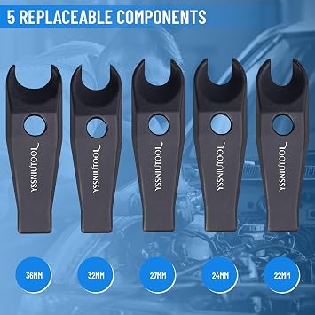 Ball Joint Separator Kit Heavy Duty Steel Control Arms Steering Knuckles Tie Rod Ends Remover Tool 22mm 24mm 27mm 32mm 36mm Replacement for BMW/Benz/Land Rover