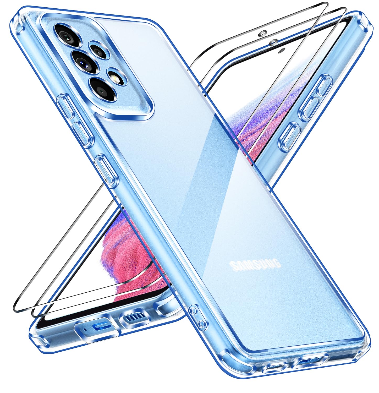 ivoler Clara Funda para iPhone 17, con 2 Piezas Cristal Templado, [Protección Militar] Anti-Amarillo Carcasa Antigolpes Bumper Case Cover - Transparente — view 48