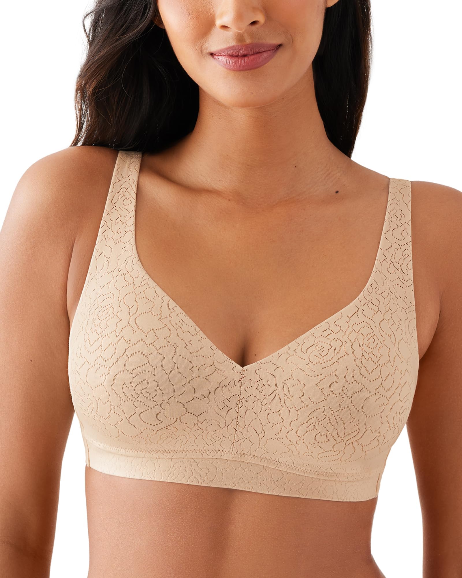 Women's Inside Job Unlined Full Coverage Wire Free Bra, 852345